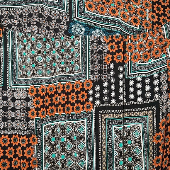 Kut From The Same Kloth Elegant Patchwork Long Sleeve Dress Size 8 - Picture 4 of 16